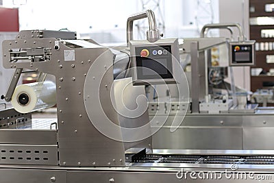 Wrapping machine Stock Photo