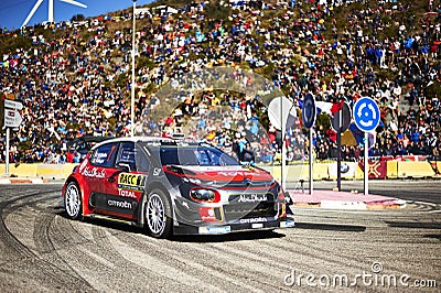 2017 WRC Tarragona Spain Editorial Stock Photo