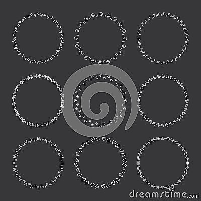 Wreaths for design Vector Illustration