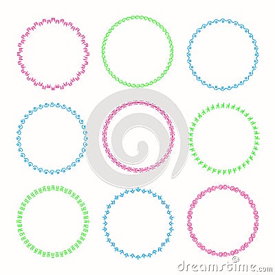 Wreaths for design Vector Illustration