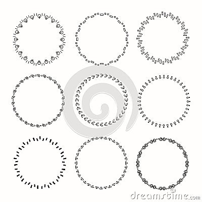 Wreaths for design Vector Illustration