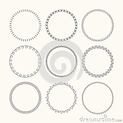 Wreaths for design Stock Photo