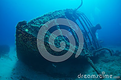 Wreck of Saphis Stock Photo
