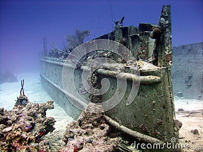 Wreck site Stock Photo