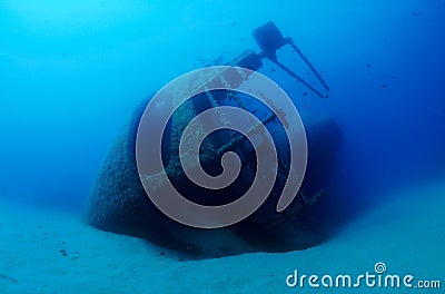 Wreck underwater Stock Photo