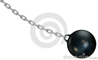 Wrecking ball Stock Photo