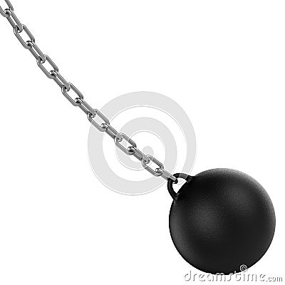 Wrecking ball Stock Photo