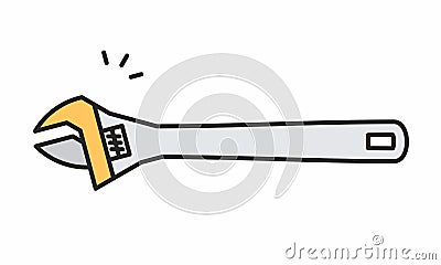 Wrench icon Vector Illustration