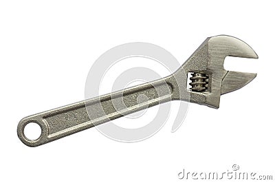 Wrench isolated on white Stock Photo