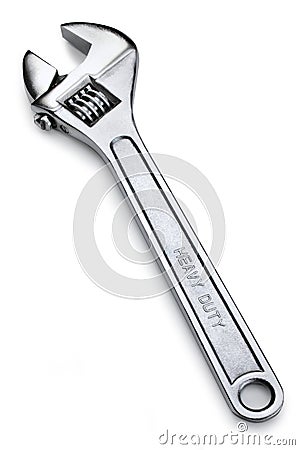 Wrench Tool Isolated Stock Photo