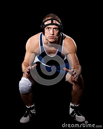 Wrestler Stock Photo