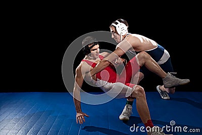 Wrestling Stock Photo