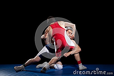 Wrestling Stock Photo