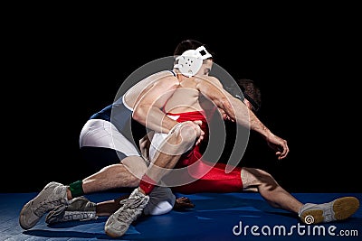 Wrestling Stock Photo