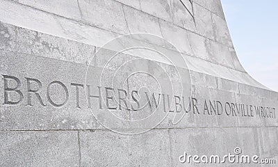 Wright Brothers National Memorial Editorial Stock Photo