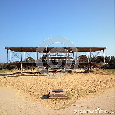 Wright Brothers National Memorial, located in Kill Devil Hills, North Carolina Stock Photo