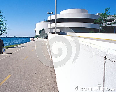 Wright Monona Terrace Stock Photo