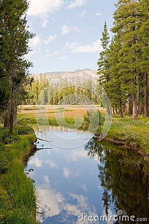 Wrights Lake Channel Stock Photo