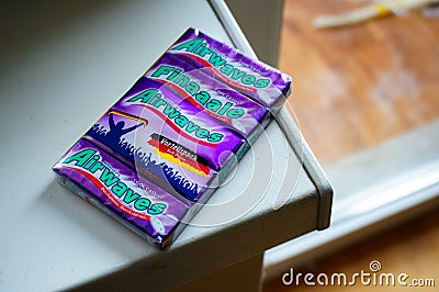 Wrigley's chewing gum Editorial Stock Photo