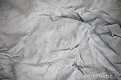 Wrinkled Fabric Texture background Stock Photo