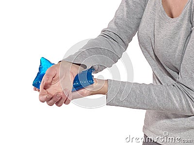 Wrist Injury Stock Photo