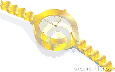 Wrist watch Vector Illustration