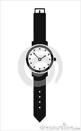 Wrist Watch Vector Illustration