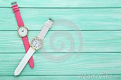 Wrist watches Stock Photo