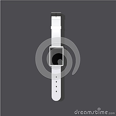 Wristwatch time stylish icon vector illustration Concept Vector Illustration