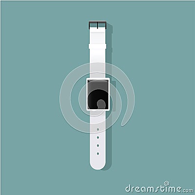 Wristwatch time stylish icon vector illustration Concept Vector Illustration