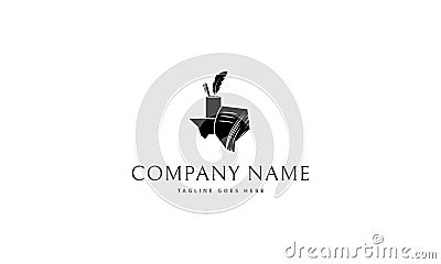 Writers vector logo image Vector Illustration