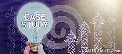 Writing displaying text Case Study. Internet Concept A subject matter to be discussed and related to the topic Stock Photo