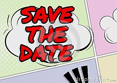Writing displaying text Save The Date. Conceptual photo Systematized events Scheduled activity Recorded Filed Woman Stock Photo