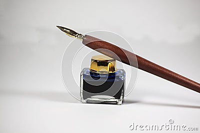 Writing elements representing the inclination towards education Stock Photo