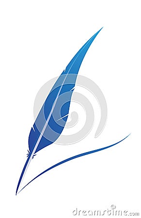 Writing feather Vector Illustration