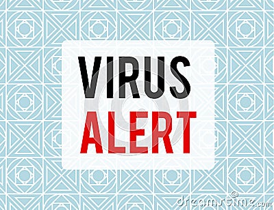 Writing note showing Virus Alert. Business photo showcasing message warning of a nonexistent computer virus threat Stock Photo
