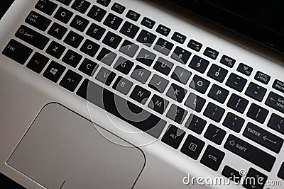 Writing on sticky note Well done! Text with Well done! on paper. Sticky note on keyboard Editorial Stock Photo