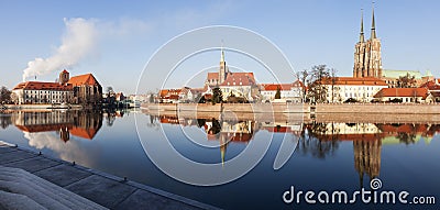 Wroclaw Cathedral and Collegiate Church Stock Photo