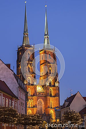 Wroclaw Cathedral Stock Photo