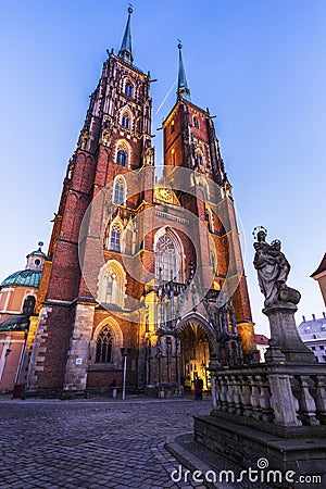 Wroclaw Cathedral Stock Photo