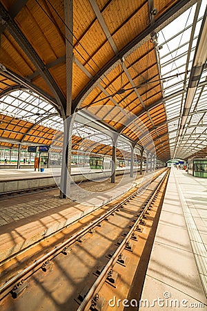 Wroclaw railway station Stock Photo