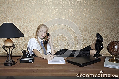 Wrong approach to work Stock Photo