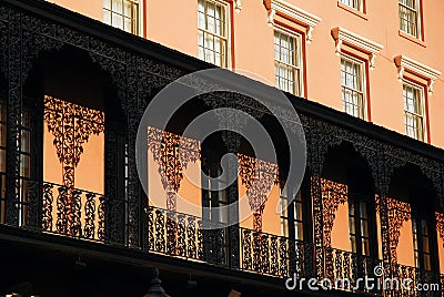 Wrought Iron Details Editorial Stock Photo