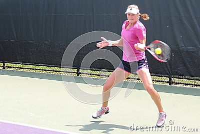 WTA Tennis Professional Ekaterina Makarova of Russia Editorial Stock Photo