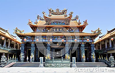 Wuchang Temple in Jiji, Taiwan Stock Photo