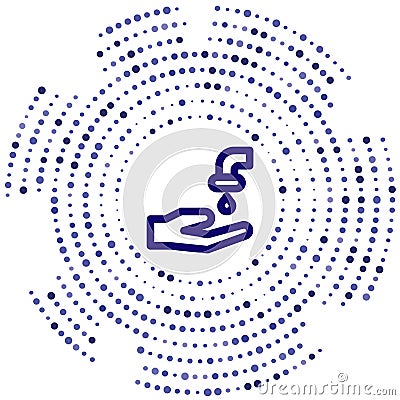 wudhu vector icon. wudhu editable stroke. wudhu linear symbol for use on web and mobile apps, logo, print media. Thin line Vector Illustration