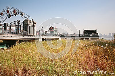 Wuhan Wuchang Beach Stock Photo