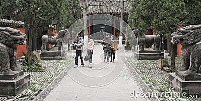 Wuhou temple in chengdu,china Editorial Stock Photo