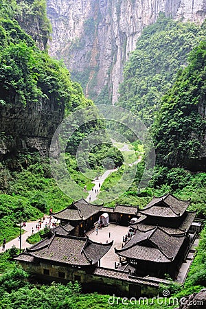 Wulong National Park, Chongqing, China Stock Photo