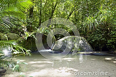 Wurrmbu Creek Mossman Gorge Queensland Australia Stock Photo